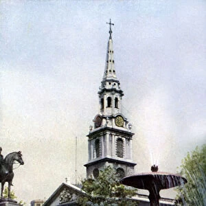Church of St Martin-in-the-Fields, Trafalgar Square, London, c1930s. Artist: Herbert Felton