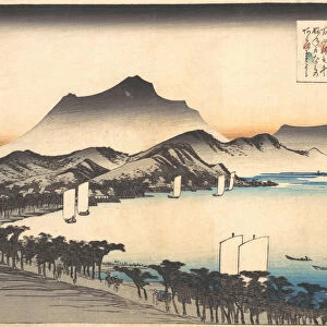 Clearing Weather at Awazu, 19th century. Creator: Ando Hiroshige