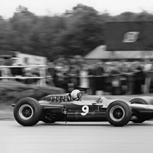 Cooper Coventry Climax, Bruce McLaren 1965 British Grand Prix. Creator: Unknown