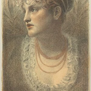 The Coral Necklace, 1871. Creator: Frederick Sandys (British, 1829-1904)