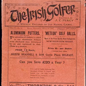 Cover of The Irish Golfer, March 19, 1902