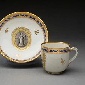 Cup and Saucer (part of a Coffee Service), Vienna, c. 1770
