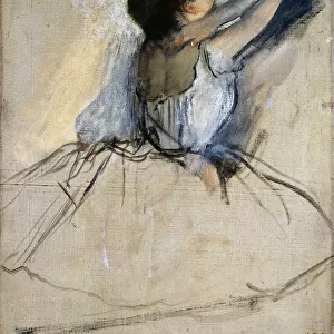 Dancer, c. 1874. Artist: Degas, Edgar (1834-1917)
