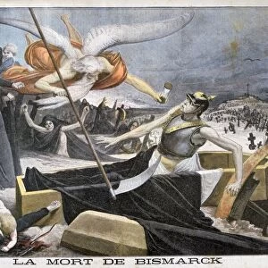 The death of Bismarck, 1898. Artist: F Meaulle
