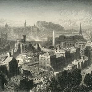 Edinburgh from Calton Hill, c1870