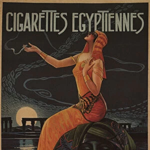 Egyptian cigarettes Nerma, 1924. Artist: Camps, Gaspar (1874-1942)