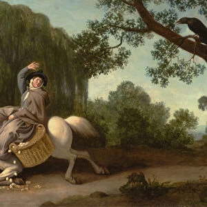 The Farmers Wife and the Raven, 1786. Creator: George Stubbs