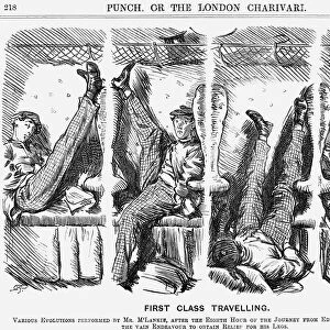 First Class Travelling, 1864. Artist: Charles Samuel Keene