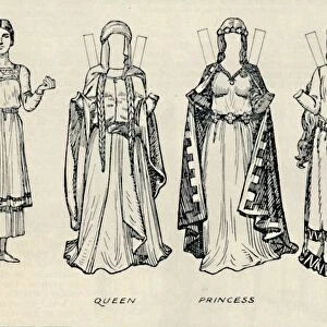 The Gallery of British Costume: Types of Dress in Early Plantagenet Times, c1934