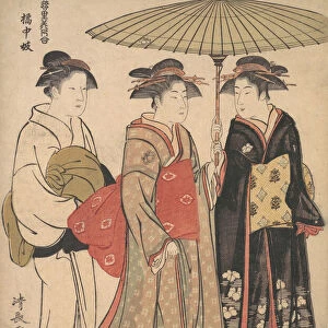 Geisha of the Tachibana Street, ca. 1786. Creator: Torii Kiyonaga