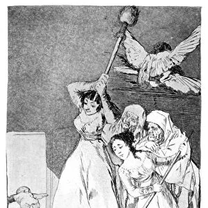 There they go, plucked, 1799. Artist: Francisco Goya