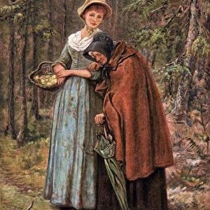 The Green Leaf and the Sere, 1887. Artist: Mary Ellen Edwards