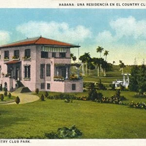 Habana: Una Residencia En El Country Club Park. Residence at Country Club Park, c1910
