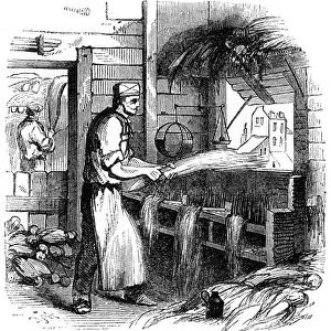 Heckling hemp, 1866