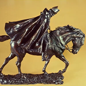 Horseman in a Storm, c. 1880-1885 / cast after 1891. Creator: Jean Louis Ernest Meissonier