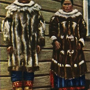 Inuit people from Alaska, northern USA, c1928. Creator: Unknown