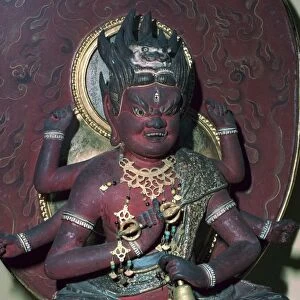 Japanese figure of the Adibuddha Aizen-Myo-O