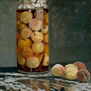 Jar of Peaches, ca 1866. Artist: Monet, Claude (1840-1926)