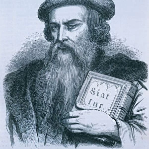Johannes Gutenberg (1394 -1468), German printer