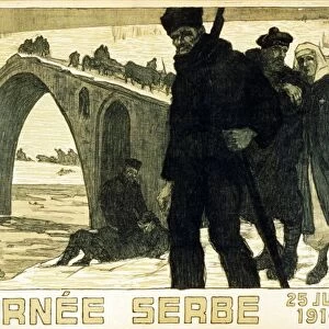 Journee Serbe. 25 Juin 1916 (colour lithograph)