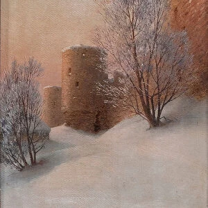 Koporye Fortress. Artist: Kondratenko, Gavriil Pavlovich (1854-1924)