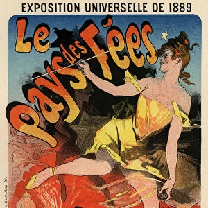 Le Pays des Fees (Poster), 1889. Artist: Cheret, Jules (1836-1932)