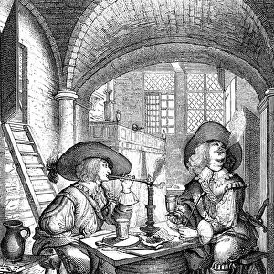 Le Tabac, 17th century. Artist: Abraham Bosse