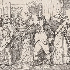 Lord Tellamar Rudely Dismissed by Squire Western, from The History of Tom Jones