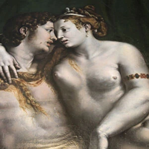 Love Scene, 16th century. Artist: Giulio Romano