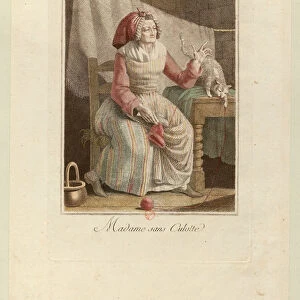Madame Sans-Culotte, ca 1794. Creator: Anonymous