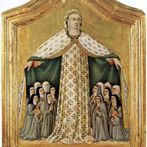 Madonna della Misericordia (Madonna of Mercy), 1440s. Artist: Sano di Pietro (1406-1481)