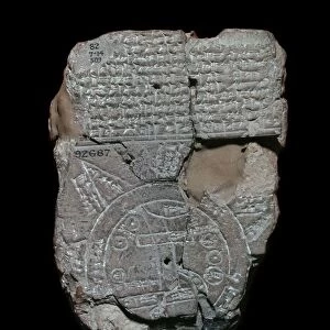 Map of the World, probably from Sippar, southern Iraq, Babylonian, c700-c500 BC