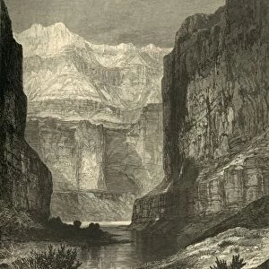Marble Canyon, 1874. Creator: W. J. Linton