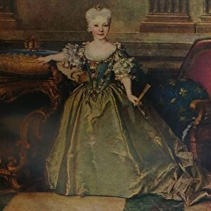 Maria Ana Victoria de Borbon y Farnesio, 1724 (c1927). Artist: Nicolas de Largilliere