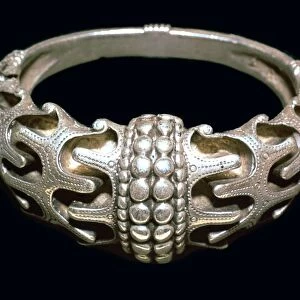 Massive silver Viking bracelet, 10th century