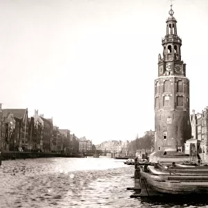 The Montelbaanstoren, Amsterdam, 1898. Artist: James Batkin
