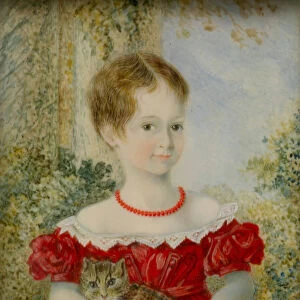 Mrs. Edward Loyd (C. Louisa Foster), ca. 1835. Creator: Mrs Dove