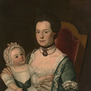Mrs. Jacob Hurd and Child, ca. 1762. Creator: William Johnston