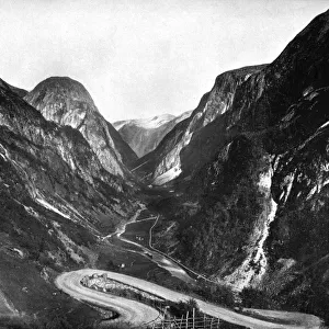 Naerodal Pass, Norway, 1893. Artist: John L Stoddard