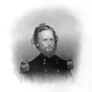 Nathaniel Lyon, American soldier, (1872). Artist: John A O Neill