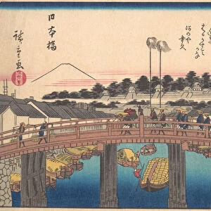 Nihonbashi, from the series The Fifty-three Stations of the Tokaido Road, early 20th century. Creator: Ando Hiroshige