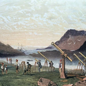 Observing a total solar eclipse, 1851 (1857)