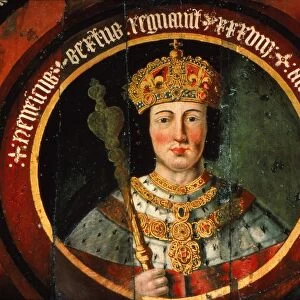 Painting of King Henry VI of England (1422-1461) at Chichester Cathedral, England, 20th century. Artist: CM Dixon