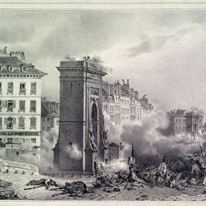 Paris. The July Revolution of 1830, 1830. Artist: Anonymous