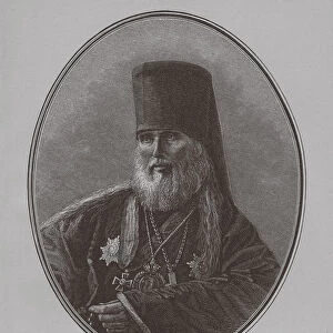 Philaret (Gumilevsky), Archbishop of Chernigov. Artist: Borel, Pyotr Fyodorovich (1829-1898)