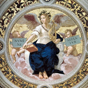 The Poetry. Stanza della Segnatura, 1508. Artist: Raphael (1483-1520)