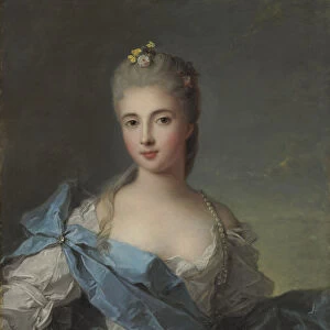 Portrait of Duchesse de la Rochefoucauld. Artist: Nattier, Jean-Marc (1685-1766)