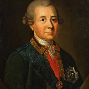 Portrait of Fyodor Ivanovich Wadkowski (1712-1783). Artist: Anonymous, 18th century