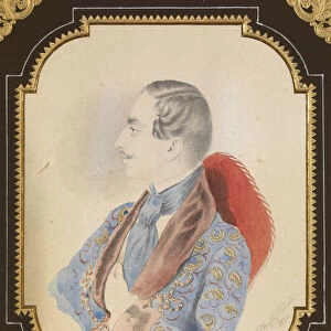 Portrait of Ilya Mikhaylovich Miklashevsky, 1844. Artist: Wright, Thomas (1792-1849)