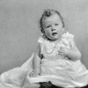 Princess Elizabeth in 1926, when she was a few months old, (1937)